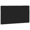 vidaXL Headboard Cushion "Hanko" Black 90 cm Velvet