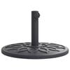 vidaXL Parasol Base for &Oslash;38 / 48 mm Poles 12 kg Round