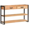 vidaXL Sideboard 120x30x75 cm Solid Acacia Wood