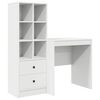 vidaXL Desk White 115.5 x 50 x 127 cm 2 pcs