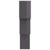 vidaXL Cube Wall Shelf High Gloss Grey 68x15x68 cm Engineered Wood