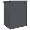 vidaXL Parcel Drop Box with Storage Anthracite 47.5 x 38 x 59 cm Steel