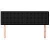 vidaXL Headboards 2 pcs Black 72 cm Fabric