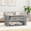 vidaXL Coffee Table Grey Sonoma 80x50x40 cm Engineered Wood