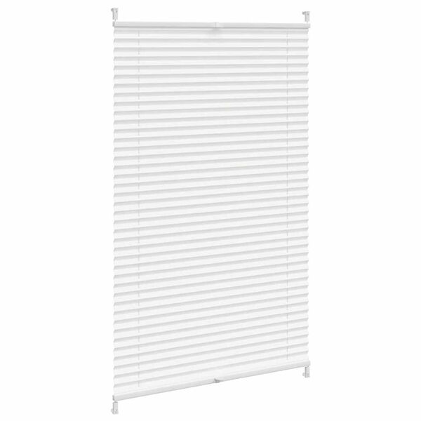 Plisse Blind 80x125cm White Pleated Blind
