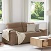 vidaXL 2-Seater Sofa&nbsp;Cappuccino 180x81x84 cm Faux Leather