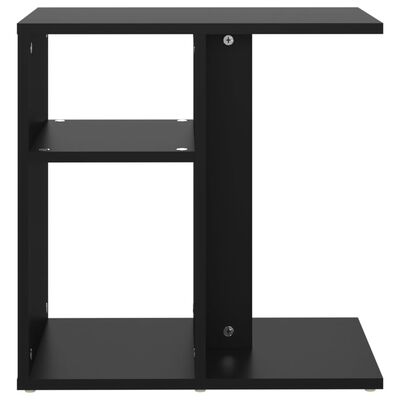 vidaXL Side Table Black 50x30x50 cm Engineered Wood