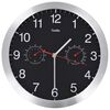 vidaXL Wall Clock | Black | Aluminium | 30 cm | Clock | Wall Clock | Round