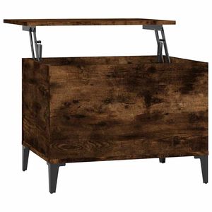 vidaXL Coffee Table Smoked Oak 60x44,5x45 cm Engineered Wood