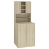 vidaXL Washing Machine Cabinet Sonoma Oak