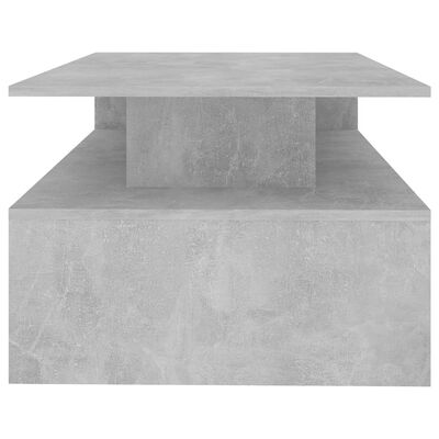 vidaXL Coffee Table Concrete Grey 90x60x42.5 cm Engineered Wood