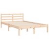 vidaXL Bed Frame without Mattress Double Solid Wood