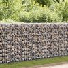 vidaXL Gabion Basket Galvanised Steel 150x50x100 cm