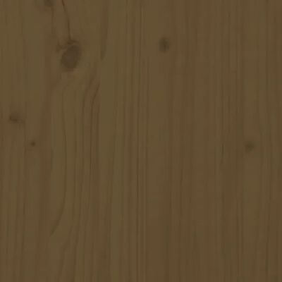 vidaXL Shoe Bench Honey Brown 110x38x45.5 cm Solid Wood Pine
