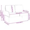 vidaXL Sofas with Cushion 110cm Dark Grey Plywood