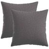 vidaXL Cushion Cover 2 pcs HEERLEN Light Grey 50 x 50 cm Fabric