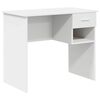vidaXL Desk White Engineered Wood 90 x 49 x 75 cm