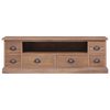 vidaXL TV Cabinet 120x30x40 cm Solid Teak Wood