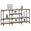 vidaXL Console Table Artisan oak 160 x 29 x 80 cm Engineered wood