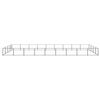 vidaXL Dog Kennel Black 36 m&sup2; Steel