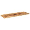 vidaXL Table Top 140x60x2.5 cm Rectangular Solid Wood Rough Mango