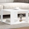 vidaXL Coffee Table White 51.5x51.5x30 cm Engineered Wood