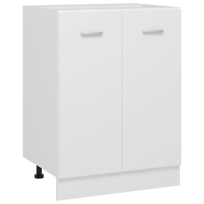 vidaXL Bottom Cabinet White 60x46x81.5 cm Engineered Wood