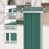 vidaXL Garden Shed Green 116x45x175 cm Galvanised Steel
