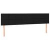 vidaXL Headboards 2 pcs Black 80 cm Fabric