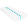 vidaXL Mattress 100x200 cm 7 Zone PU Foam 16 cm H2 H3