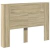 vidaXL Headboard Sonoma Oak 140 x 16.5 x 103.5 cm Engineered Wood