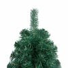 vidaXL Artificial Half Pre-lit Christmas Tree with Ball Set Green 210 cm