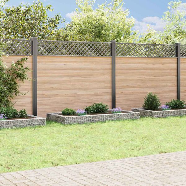 vidaXL Gabion Raised Bed Galvanised Steel 200x100x20 cm