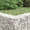 vidaXL Gabion Raised Beds 4 pcs 30x30x50/100/150/200 cm Iron