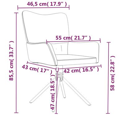 vidaXL Swivel Dining Chairs 2 pcs Light Grey Velvet