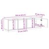 vidaXL TV Cabinet 156x37x45 cm Solid Wood Pine