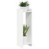 vidaXL Plant Stand 2 pcs White 30 x 30 x 100 cm Engineered Wood