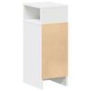 vidaXL Bedside Cabinet with Drawer White 25x31x66 cm