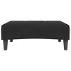 vidaXL Footstool Black 77x55x31 cm Velvet