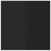vidaXL Bookshelf Boards 8 pcs High Gloss Black 40x40x1.5 cm Engineered Wood