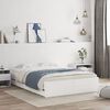 vidaXL Bed Frame with Drawers without Mattress White 135x190 cm Double
