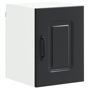 vidaXL Dishwasher Panel Kalmar Black 30 x 31 x 40 cm Engineered Wood
