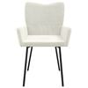vidaXL Dining Chairs 2 pcs Cream Velvet