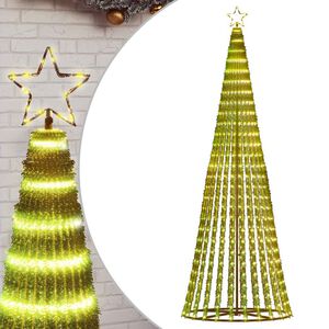vidaXL LED Christmas Tree 475 LEDs Warm White 250 cm