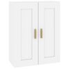 vidaXL Wall Cabinet White 69,5x32,5x90 cm Engineered Wood