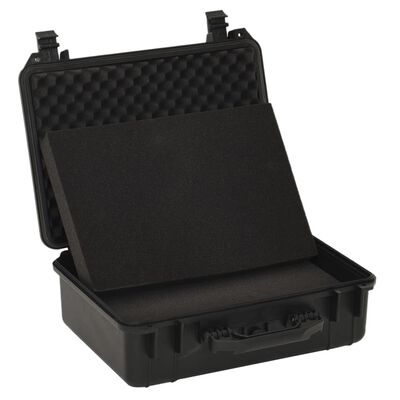 vidaXL Portable Flight Case Black 47x36x18 cm PP