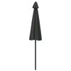 vidaXL Garden Parasol with Aluminium Pole 270 cm Anthracite