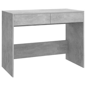 vidaXL Desk | Concrete grey | Engineered wood | Standard | Storage | Desk