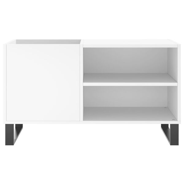 vidaXL Record Cabinet White 85x38x48 cm Engineered Wood