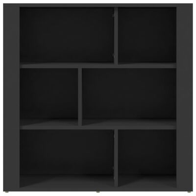 vidaXL Sideboard Black 80x30x80 cm Engineered Wood